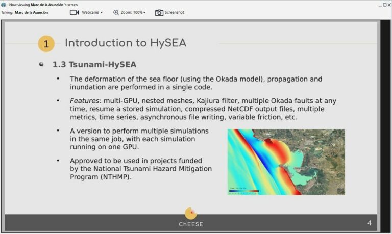 Figure 4: Screenshot from a GPU Porting presentation by Marc de la Asuncion , UMA.