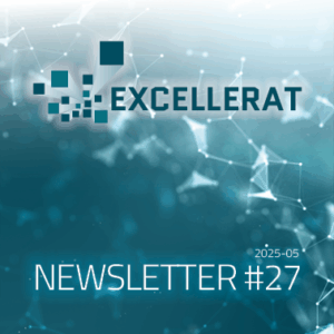 Image Newsletter #27 with an EXCELLERAT branding and logo