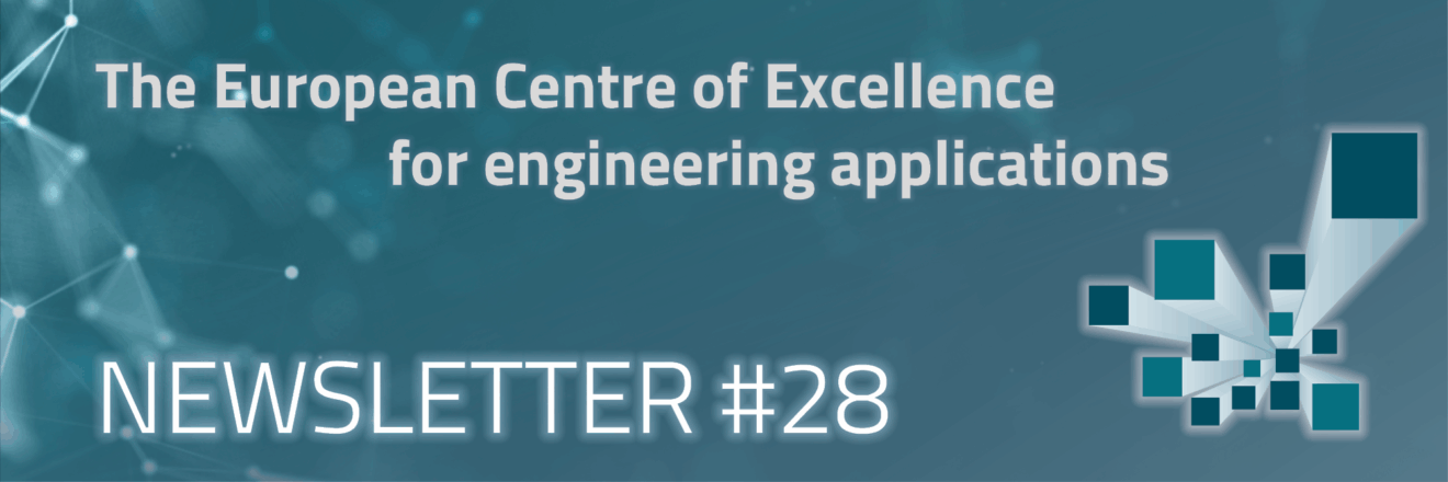 Banner for Newsletter #28 with EXCELLERAT branding