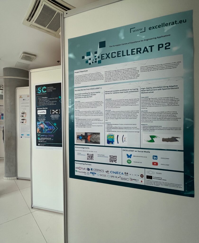 Close-up of EXCELLERAT P2 poster