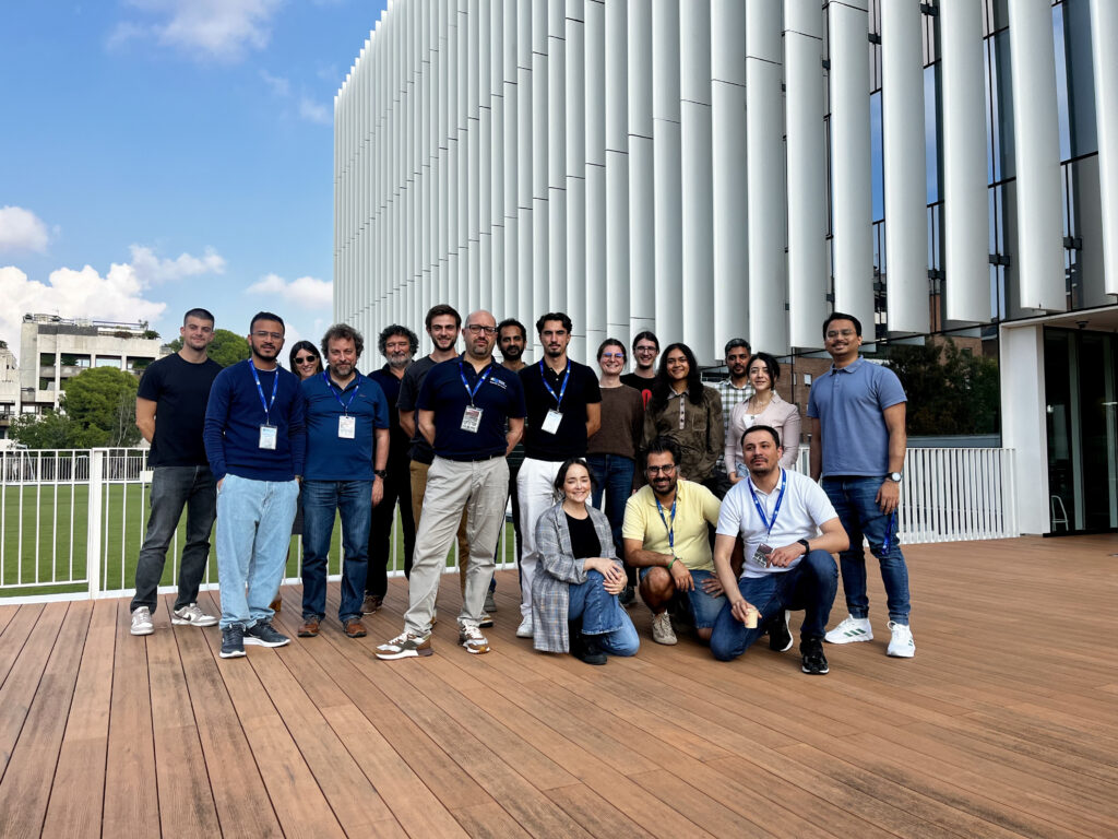 Group photo on a terrace at BSC