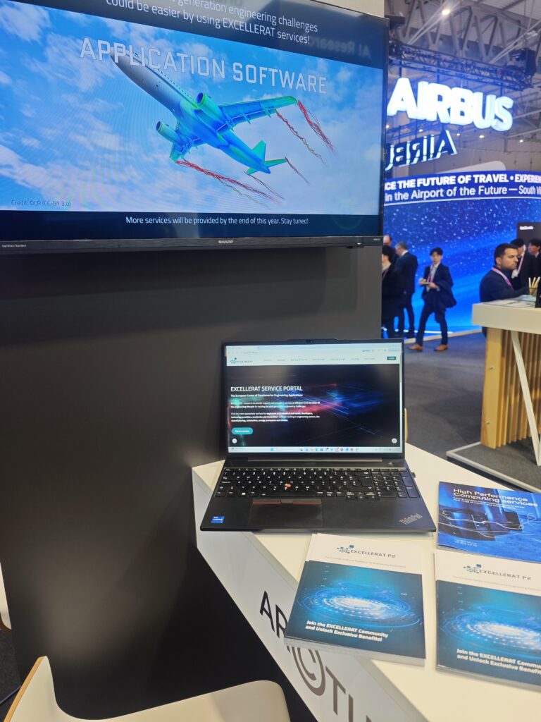 EXCELLERAT Corner at the MWC Barcelona booth